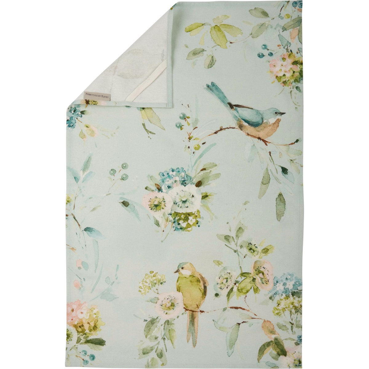 Bird Floral Dish Towel