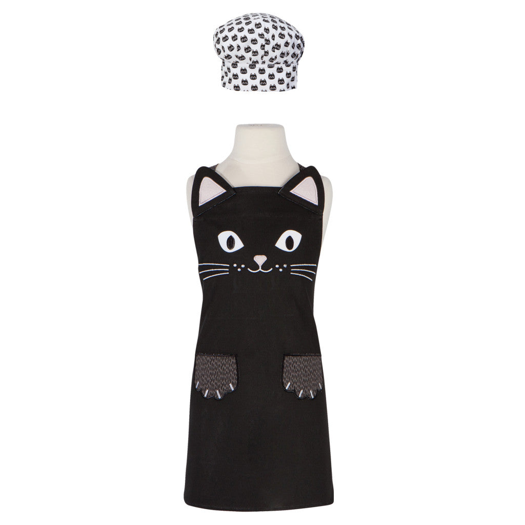 Cat Daydream Kids Apron and Hat