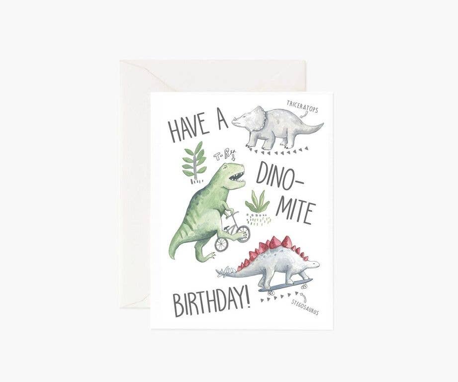 Dino Birthday Card