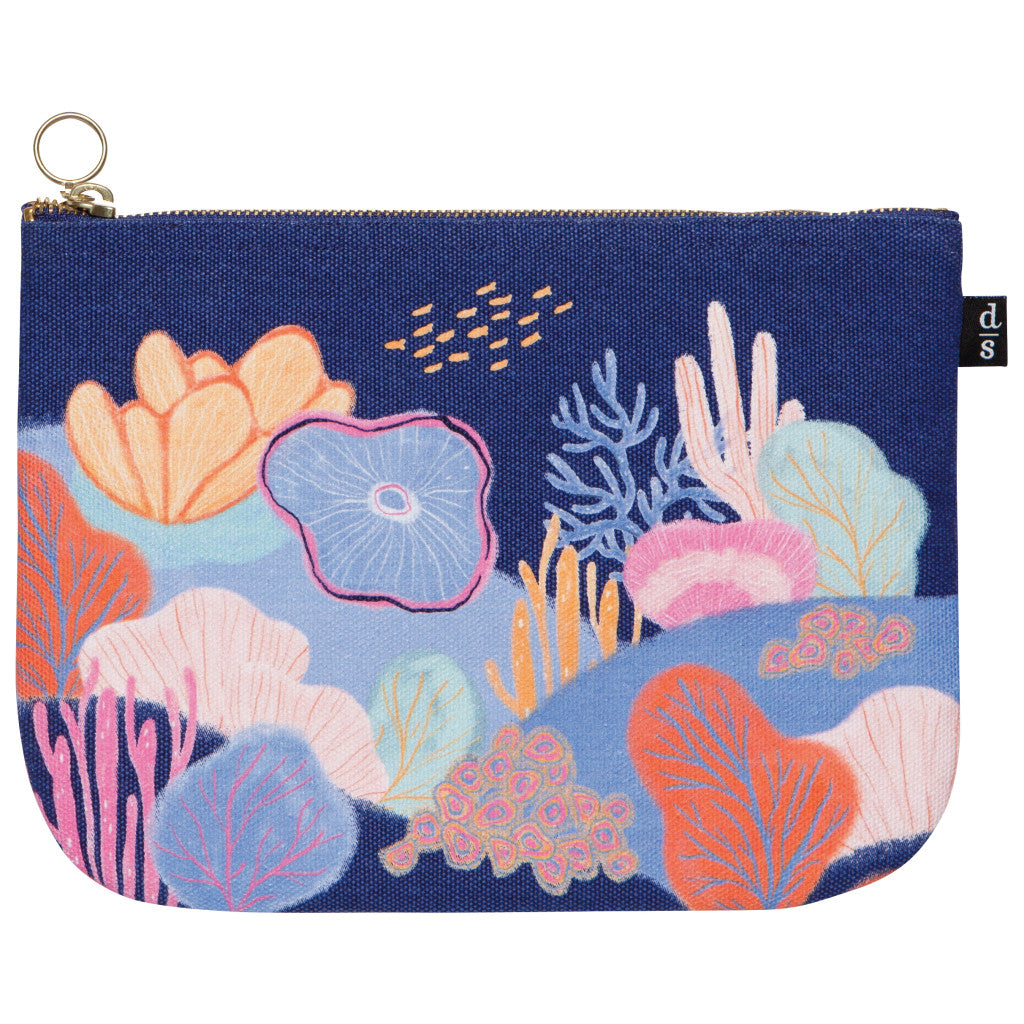 Lg Zipper Pouch-Neptune
