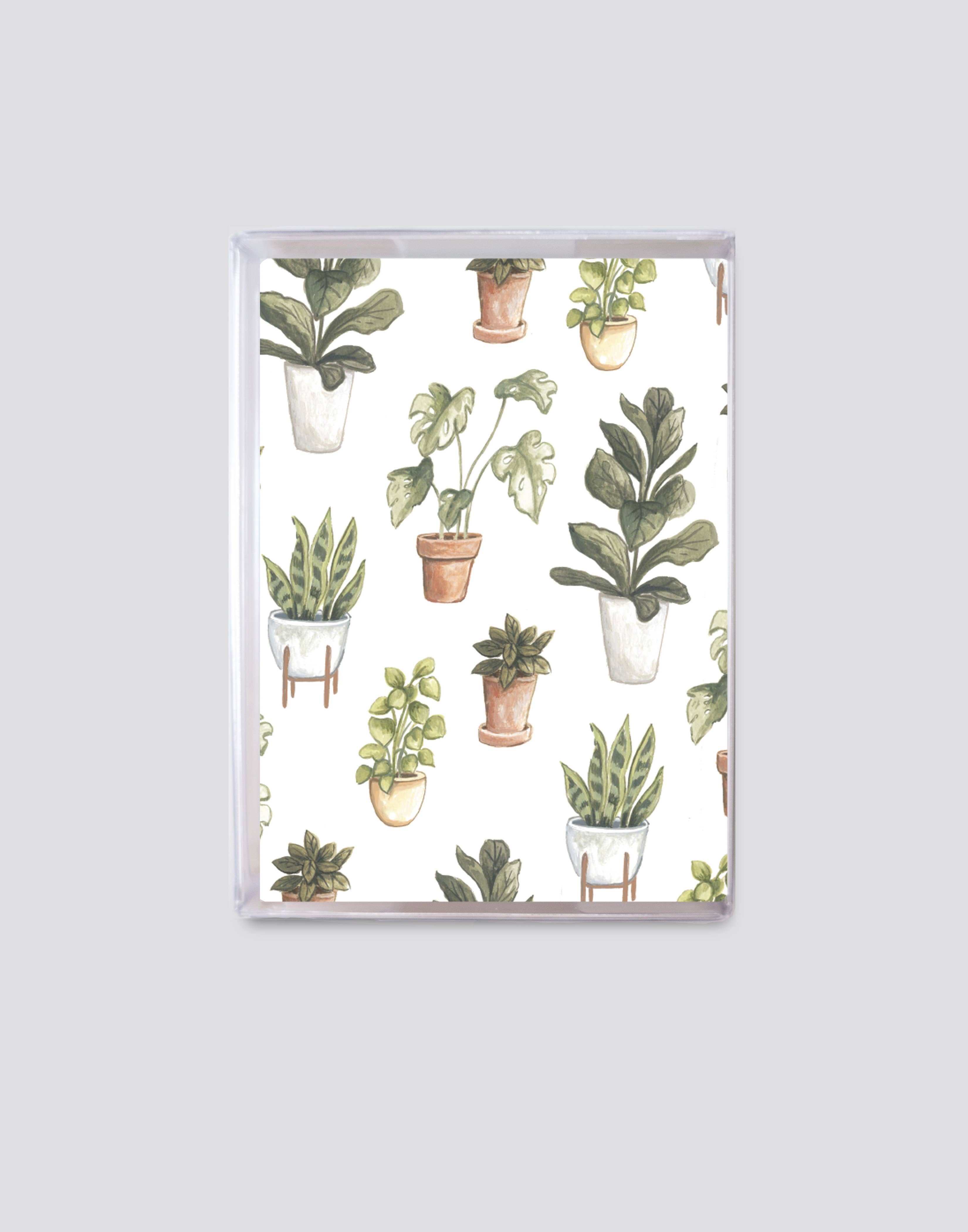 Mini Boxed Set of 8 Plant blank cards: Set