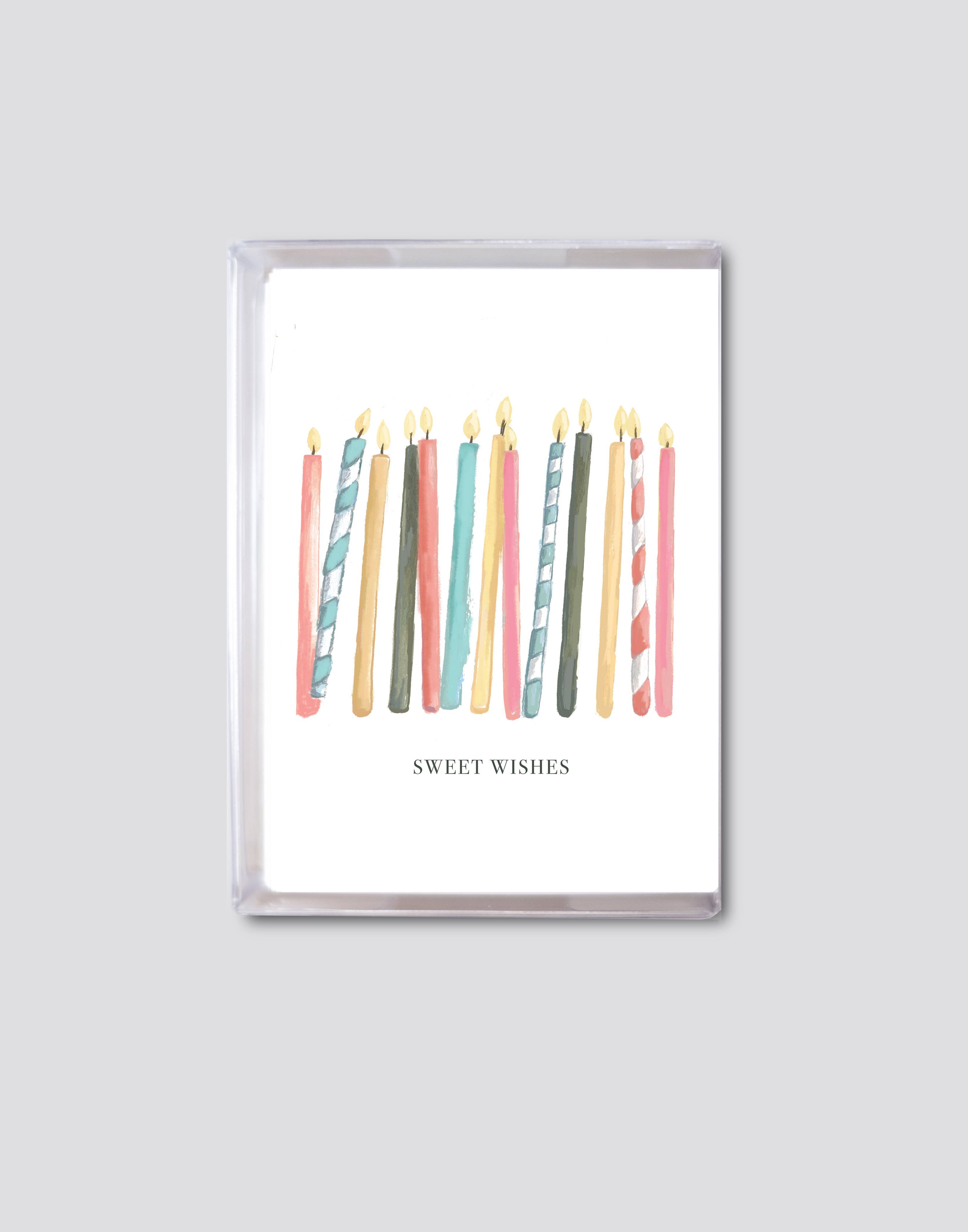 Mini Boxed Set of 8 Birthday Wishes Card: Set