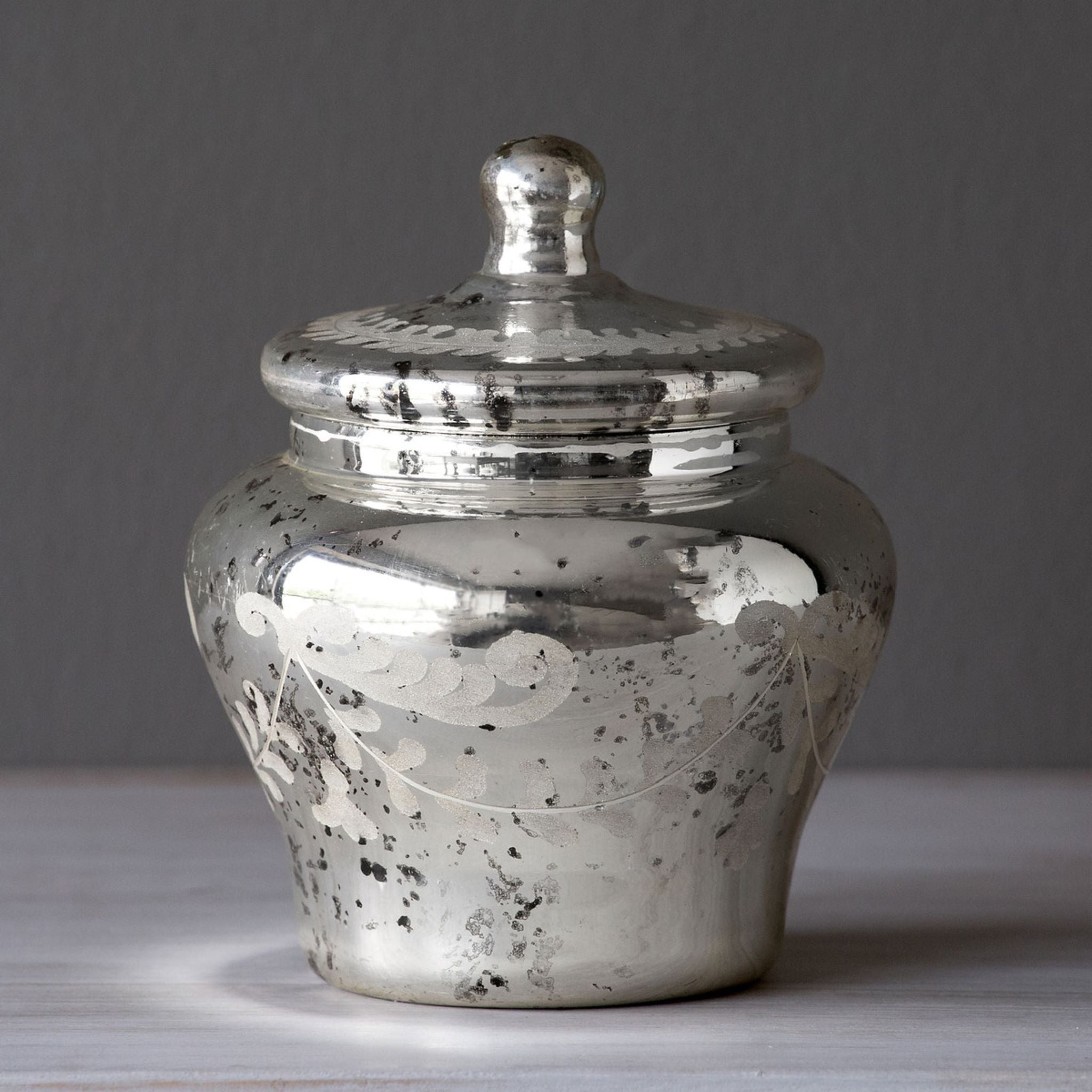 mercury glass plant pot Mercury Glass Containers – Pieces On Main