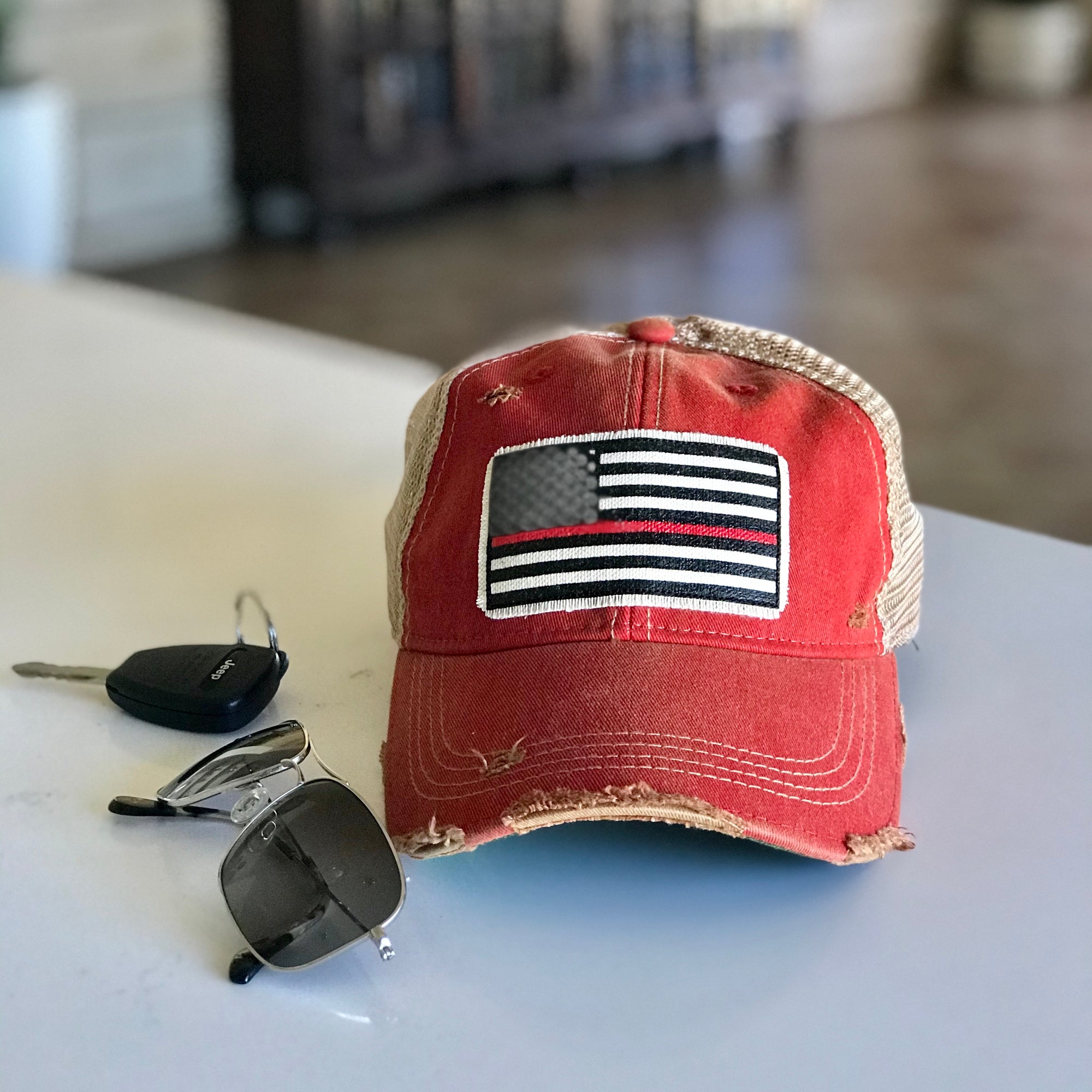 Back the Red Trucker Hat