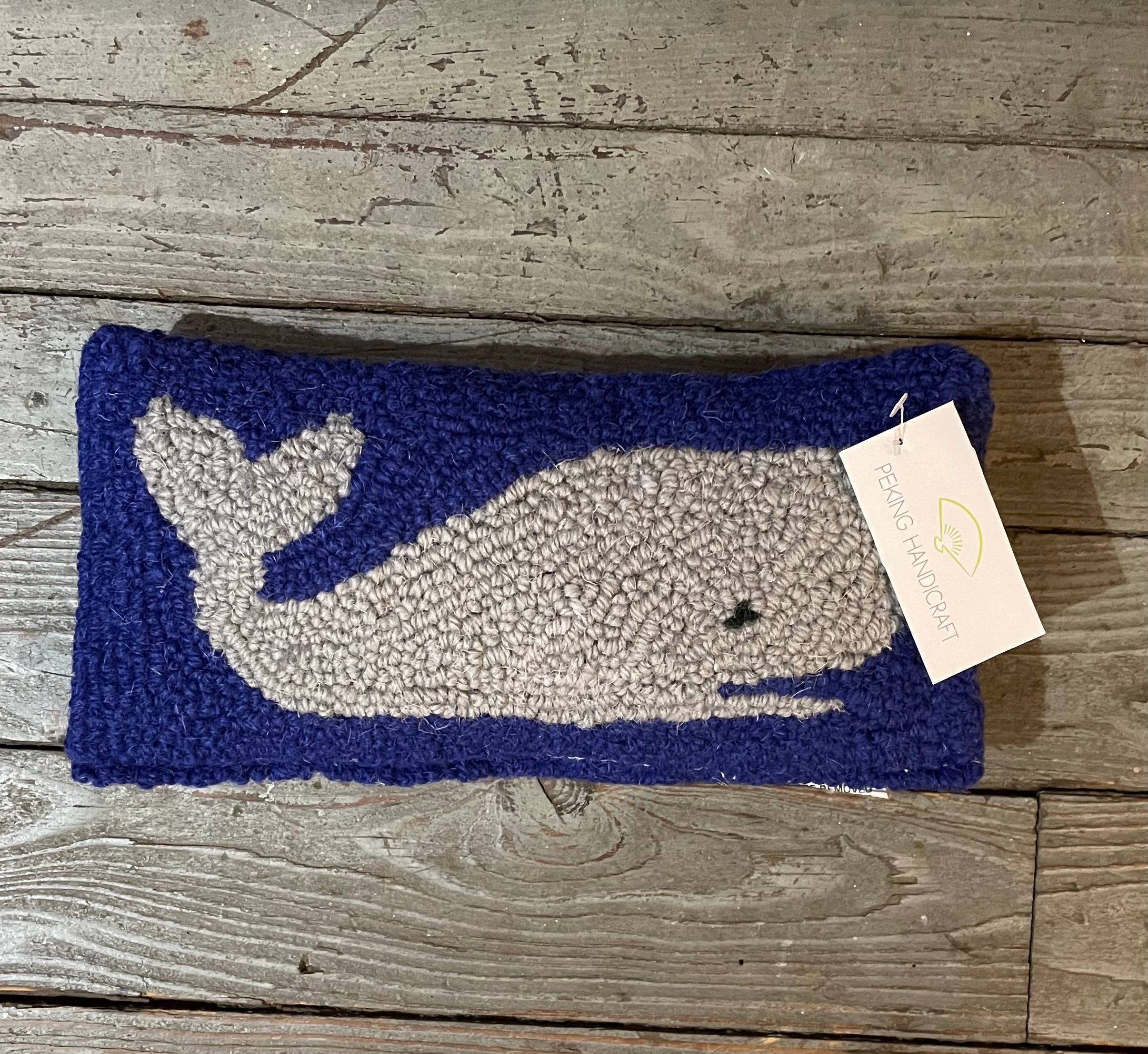 Whale Hook Pillow – Pieces On Main